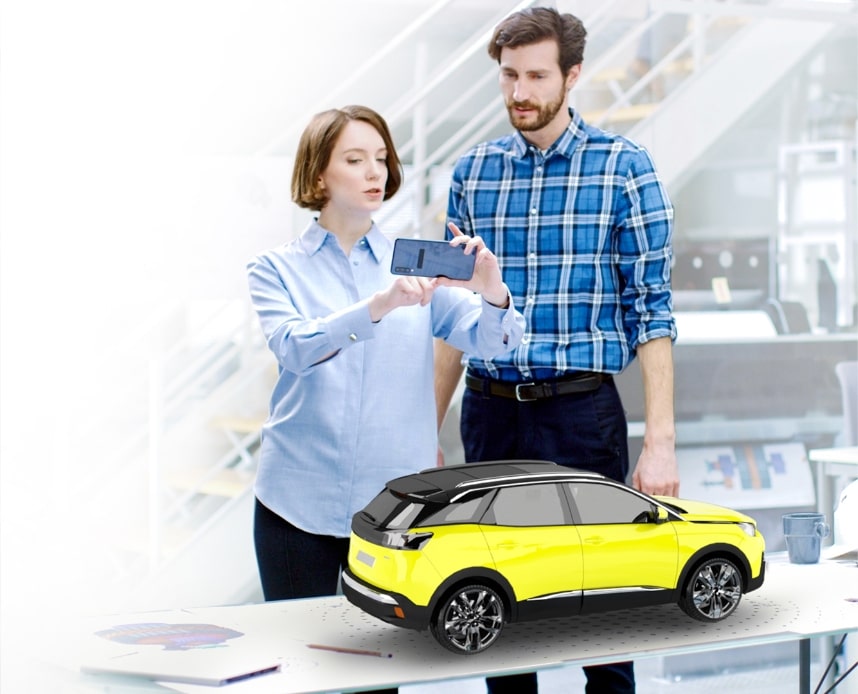 People using UniteAR to create AR experience
